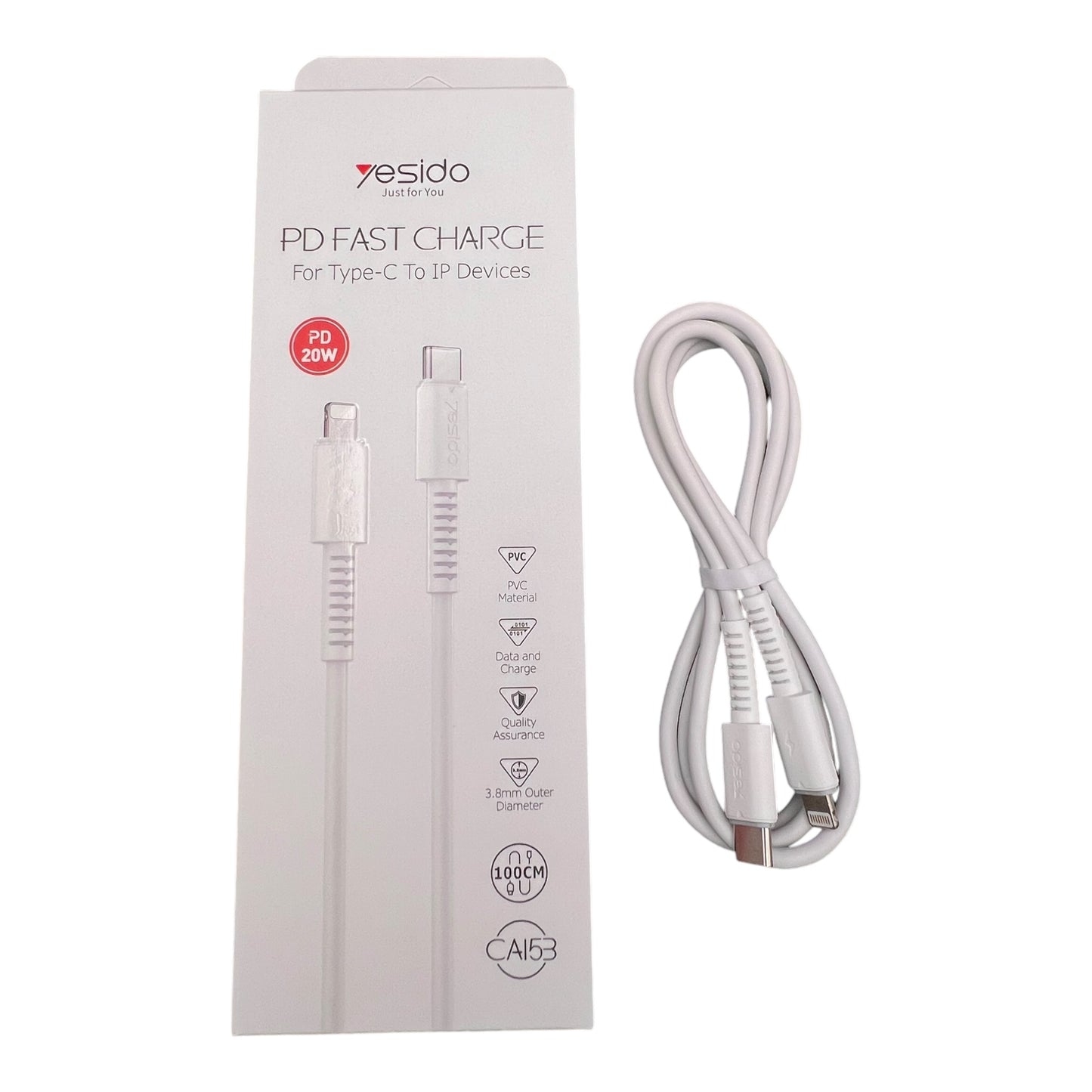 C to lightning 1m cable yesido