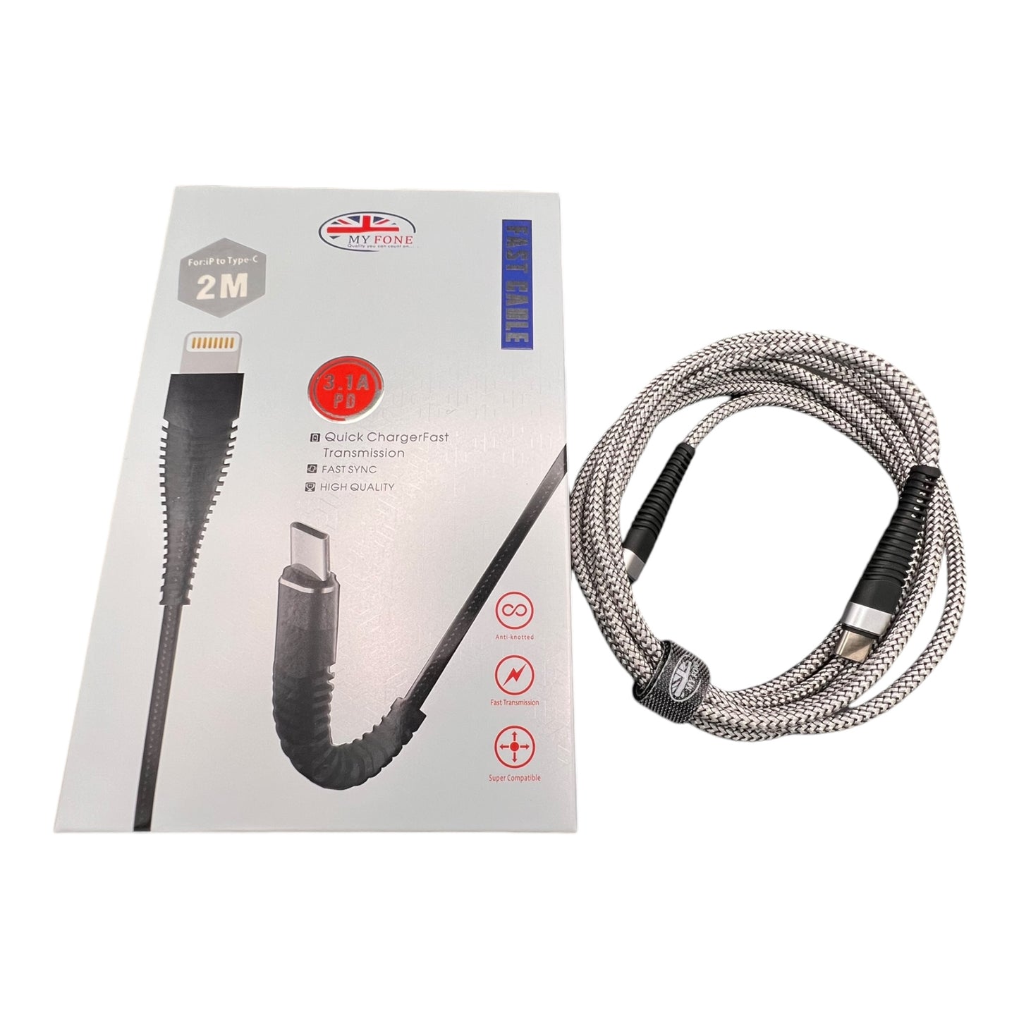 C to lightning 2m cable myfone