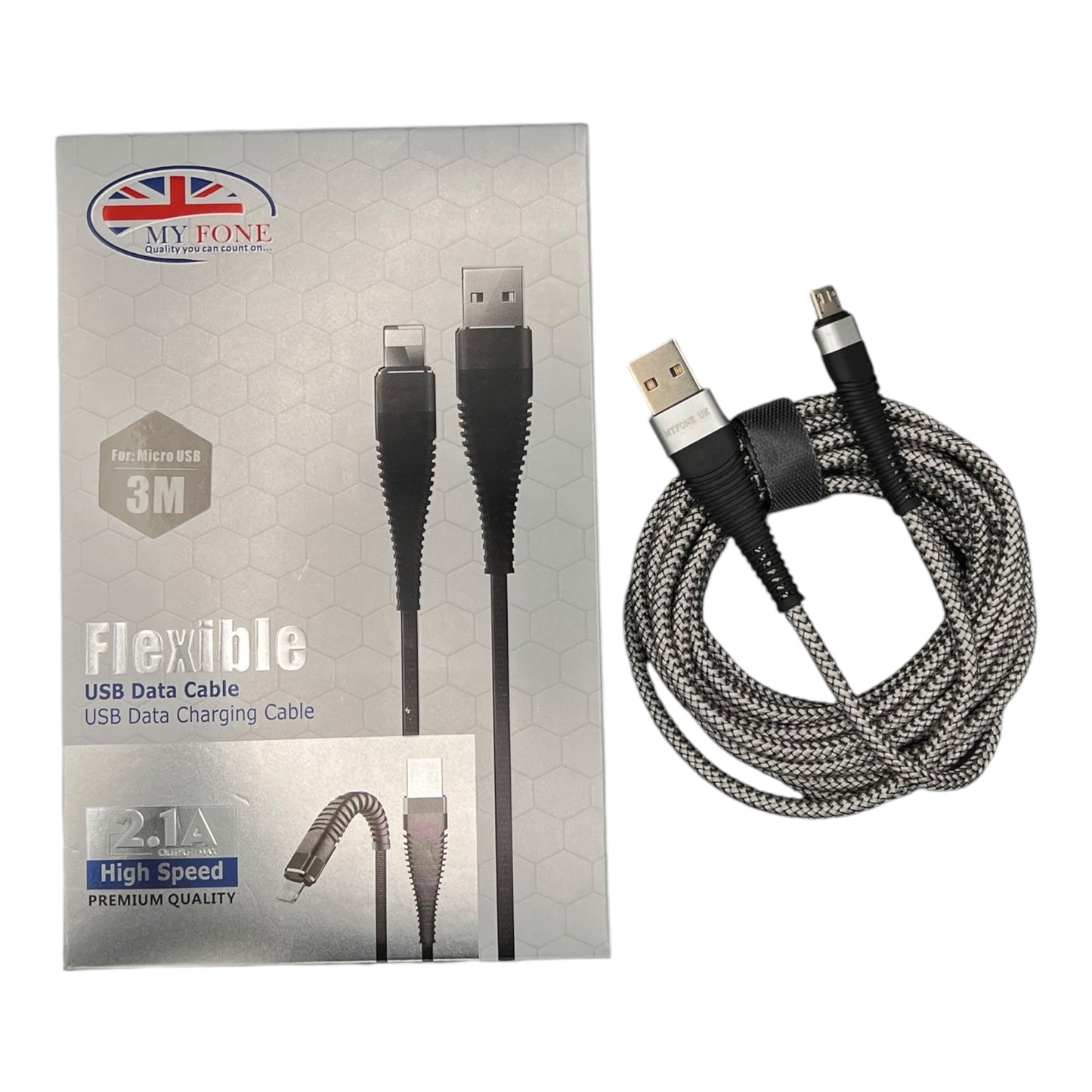 USB to micro myfone 3m cable