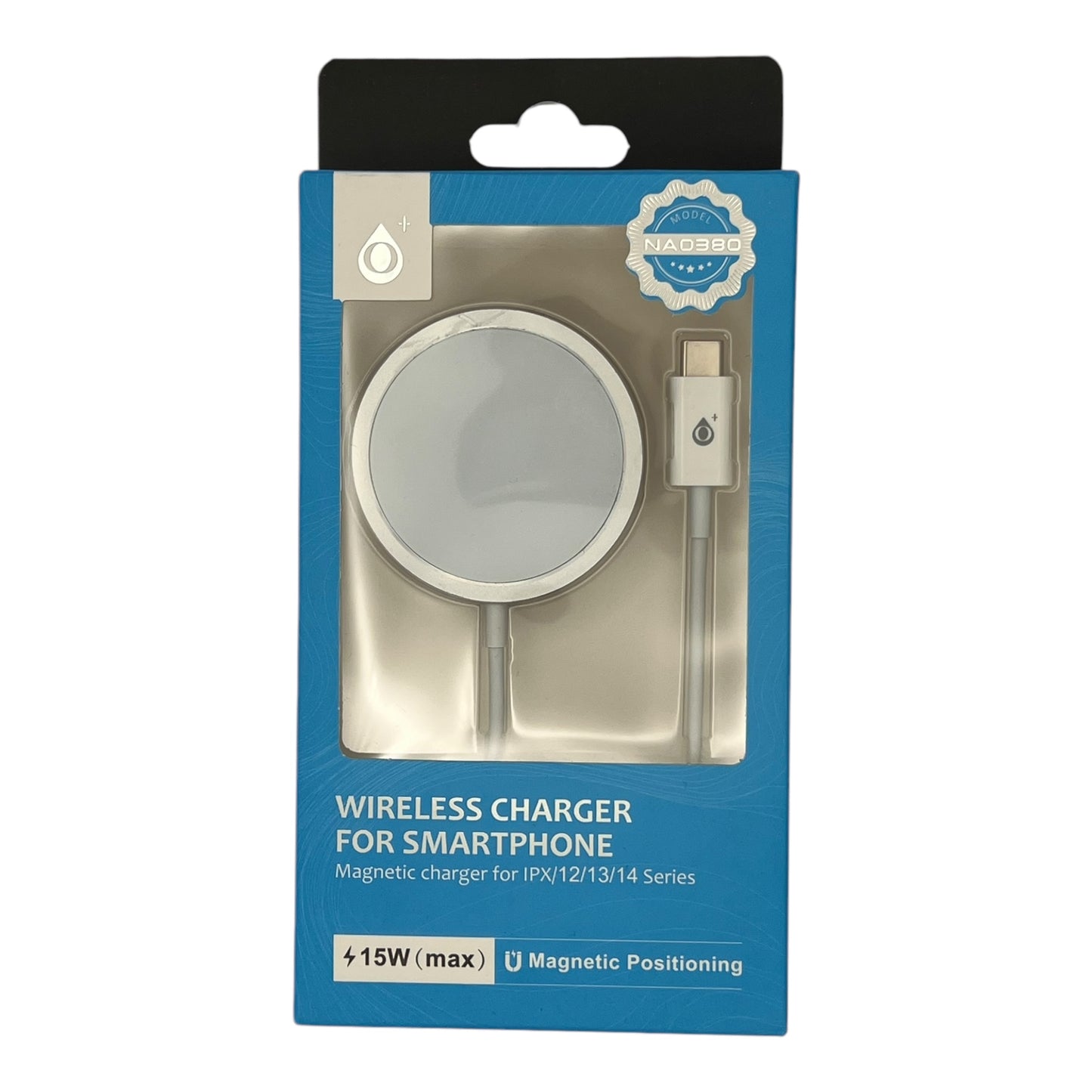 Wireless charger for smart phone blue magnetic positioning c type