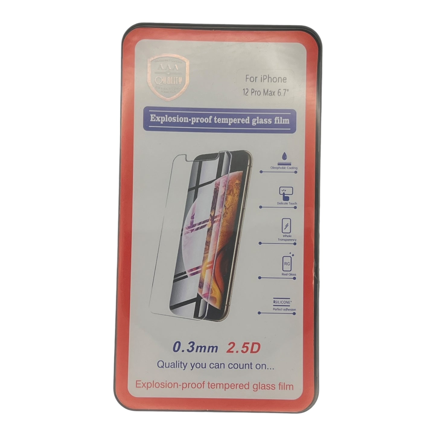 Screen Protector tempered glass iPhone 12ProMax 6.7 MyFone