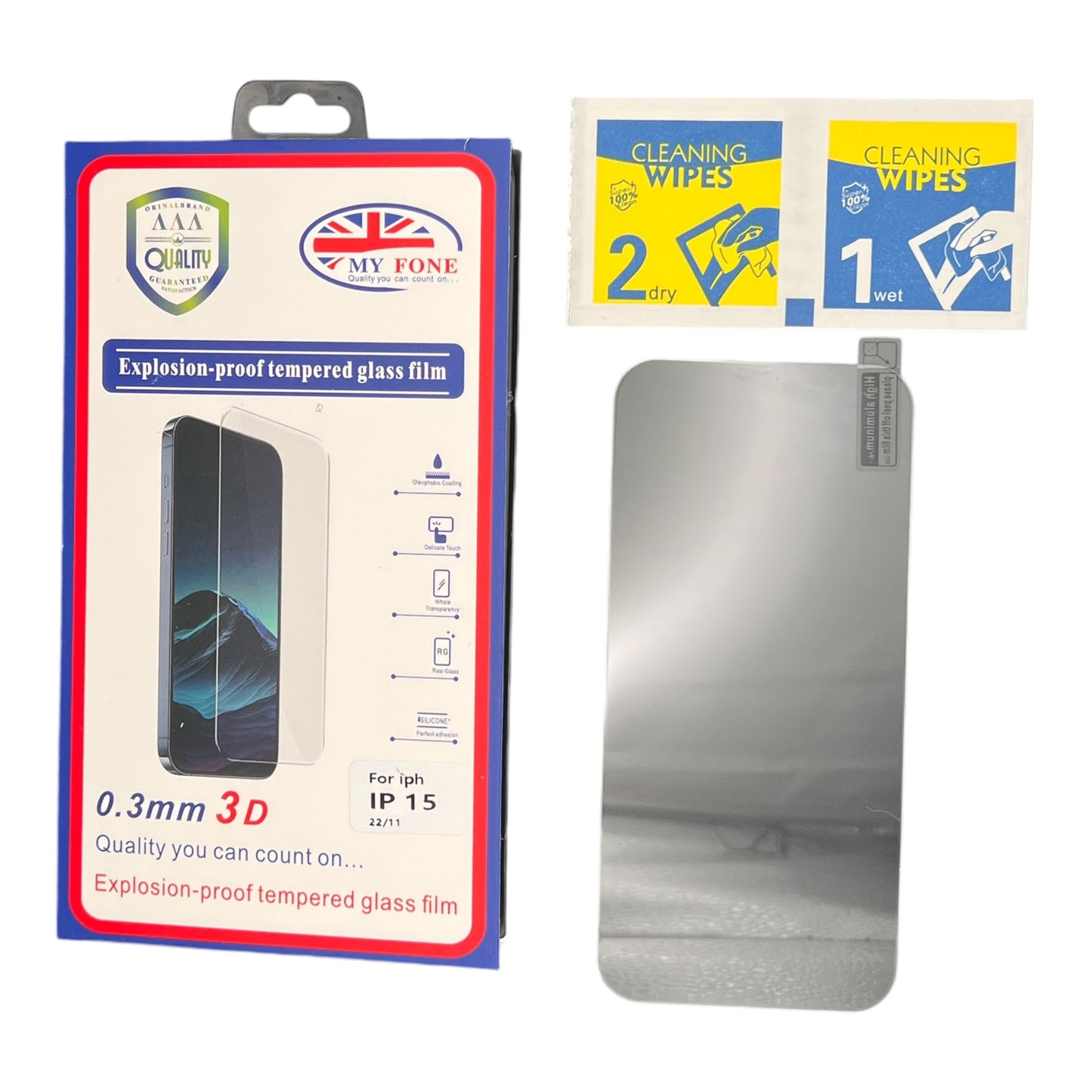 Screen Protector tempered glass iPhone 15 MyFone